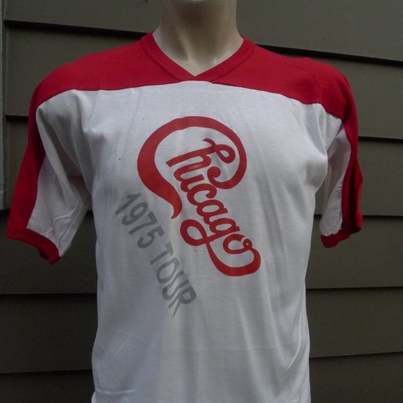1975 Chicago Single Stitch Shirt (C) Licensed by Roach, 1974 * Mens Large (45) - Picture 1 of 3